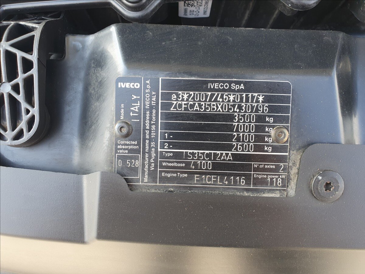 Iveco Daily Sklápěč 3,0 l 118 kw