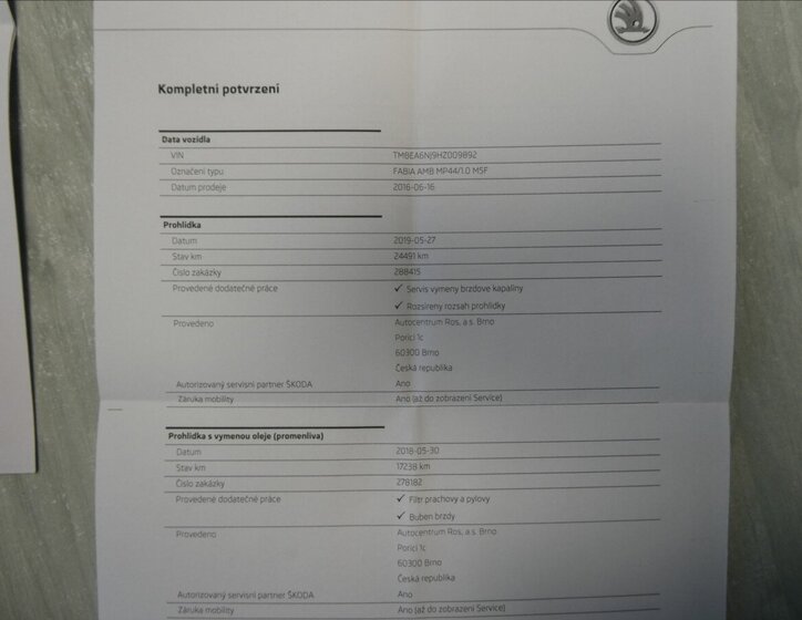 Škoda Fabia Kombi 999,0 44 kw