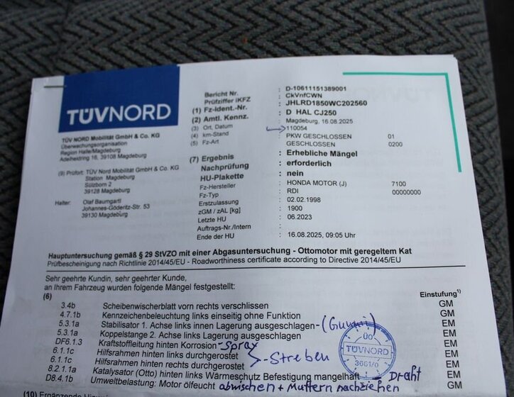 Honda CR-V SUV / Terénní 2,0 l 94 kw