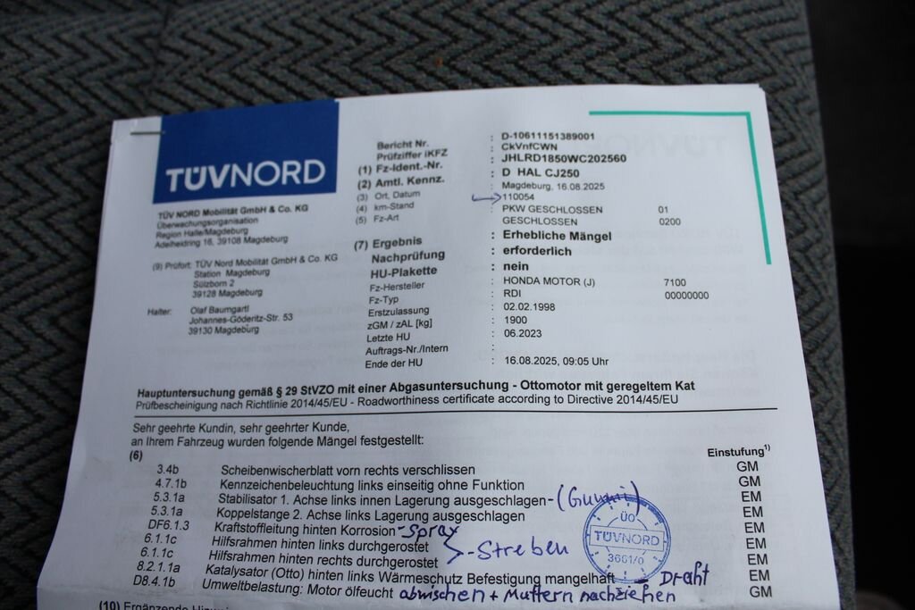 Honda CR-V SUV / Terénní 2,0 l 94 kw