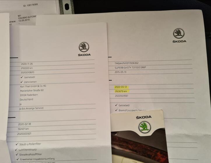 Škoda Superb Sedan 2,0 l 110 kw