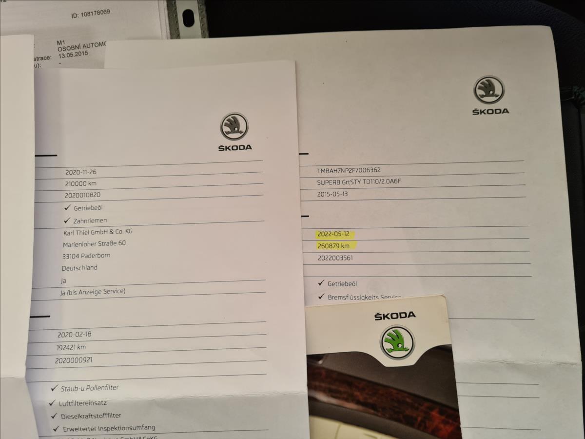 Škoda Superb Sedan 2,0 l 110 kw