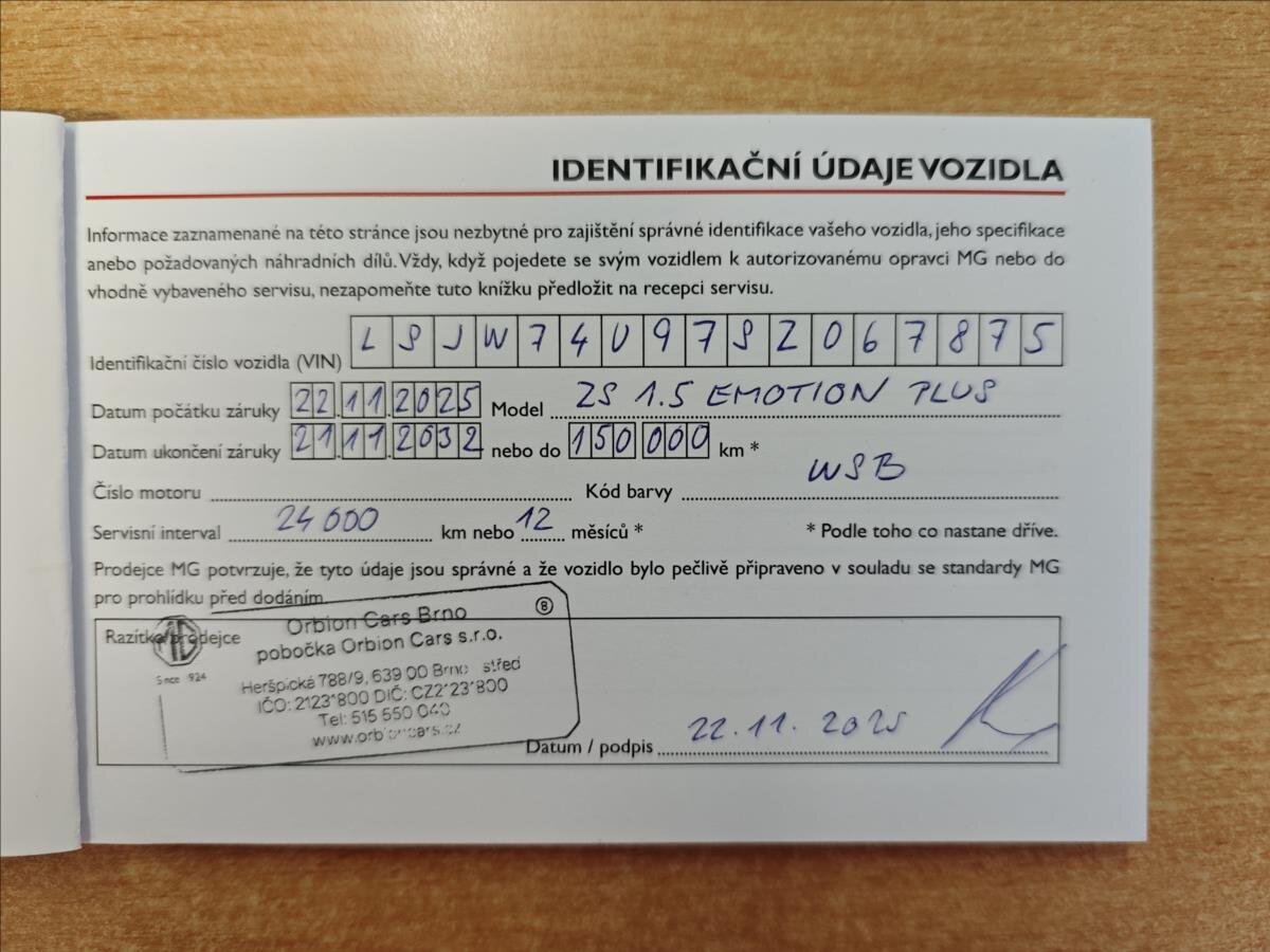 MG ZS SUV 1,5 l 78 kw