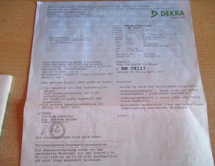 Škoda Fabia Kombi 1,2 l 63 kw