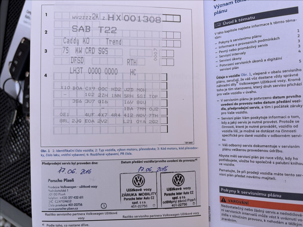 Volkswagen Caddy Kombi 2,0 l 75 kw