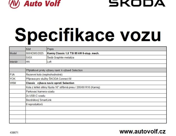 Škoda Kamiq SUV 999,0 85 kw
