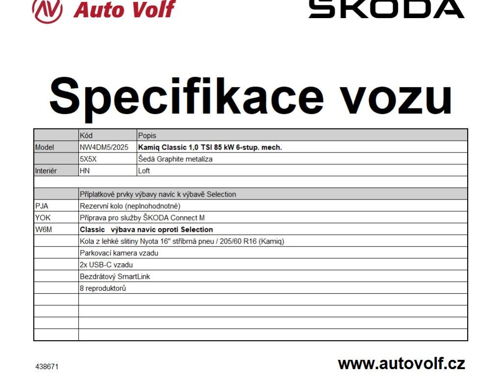 Škoda Kamiq SUV 999,0 85 kw