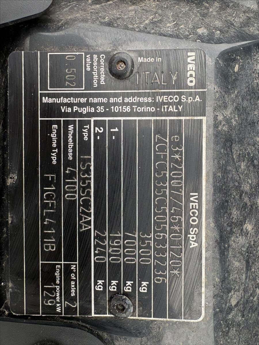 Iveco Daily Skříň 3,0 l 129 kw