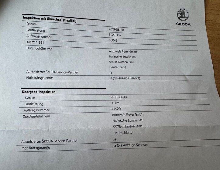 Škoda Octavia Kombi 1,6 l 85 kw