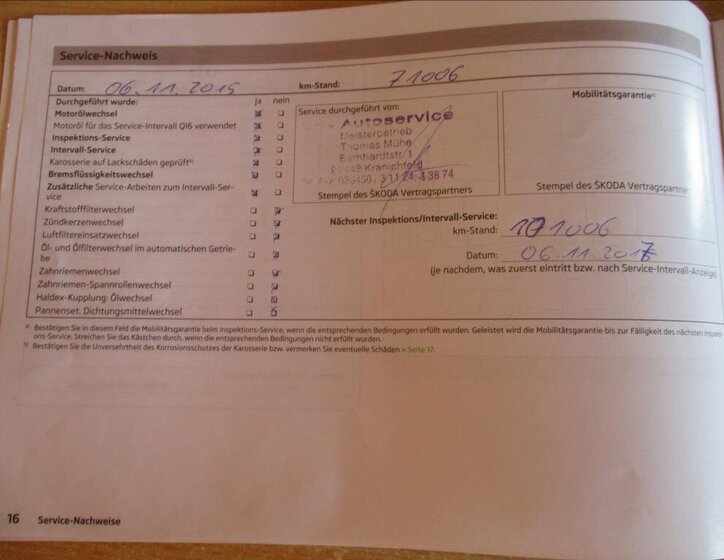 Škoda Fabia Kombi 1,2 l 63 kw