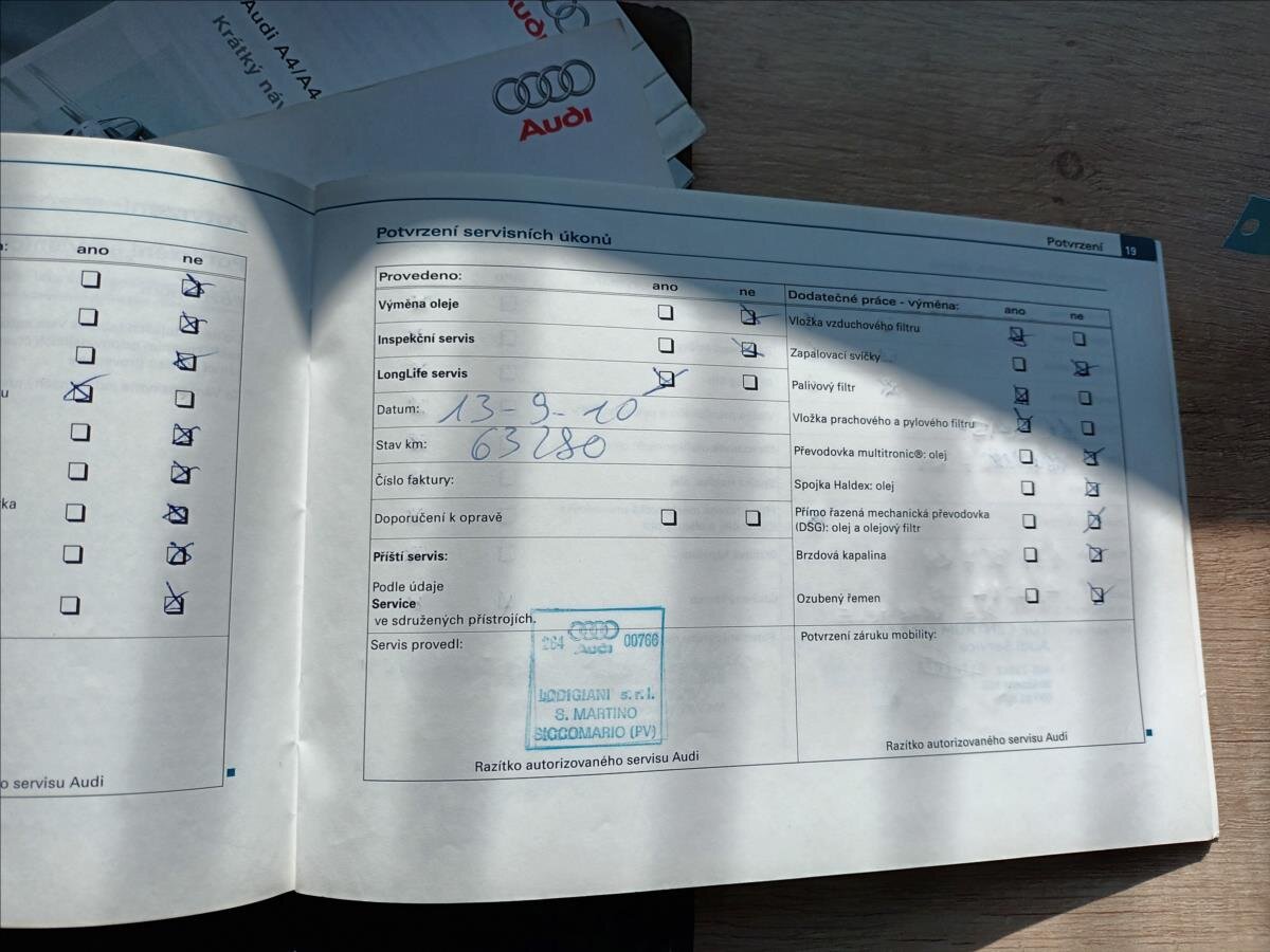 Audi A4 Sedan / Limuzína 1,9 l 85 kw