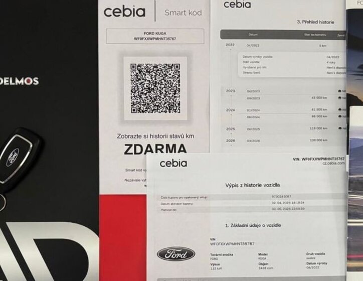 Ford Kuga SUV / Terénní 2,5 l 165 kw