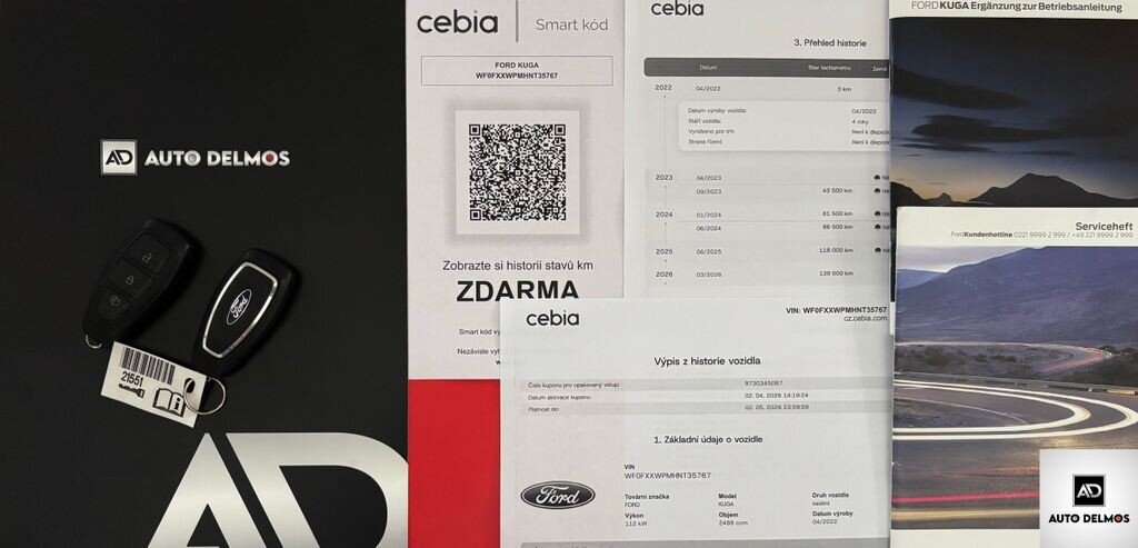 Ford Kuga SUV / Terénní 2,5 l 165 kw