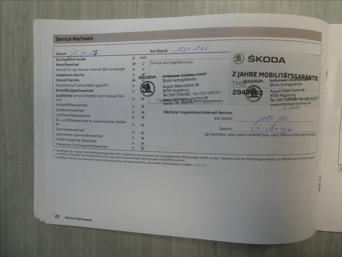 Škoda Octavia Kombi 2,0 l 103 kw