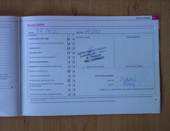 Škoda Octavia Kombi 1,6 l 77 kw