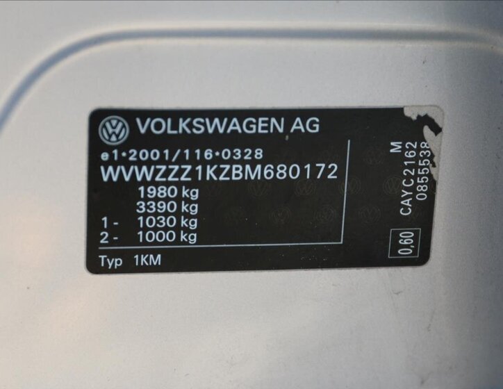 Volkswagen Golf Kombi 1,6 l 77 kw