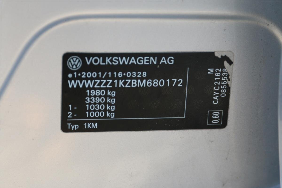 Volkswagen Golf Kombi 1,6 l 77 kw