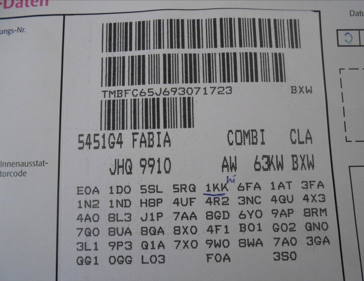 Škoda Fabia Kombi 1,4 l 63 kw