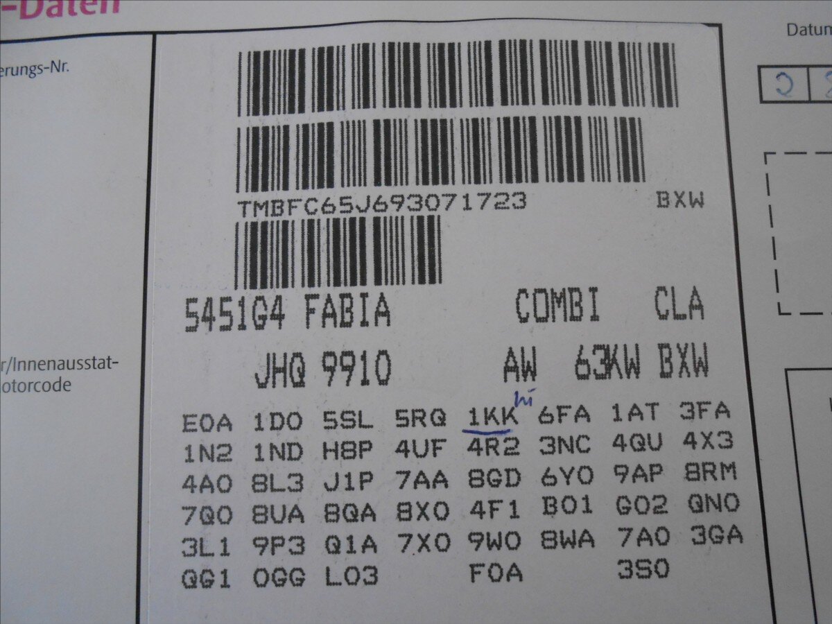 Škoda Fabia Kombi 1,4 l 63 kw