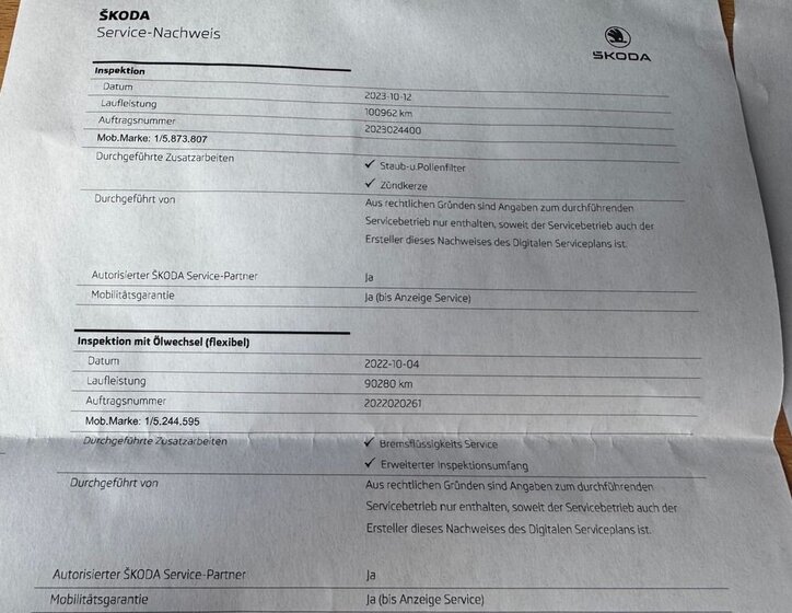 Škoda Octavia Kombi 1,4 l 110 kw