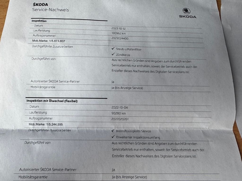 Škoda Octavia Kombi 1,4 l 110 kw
