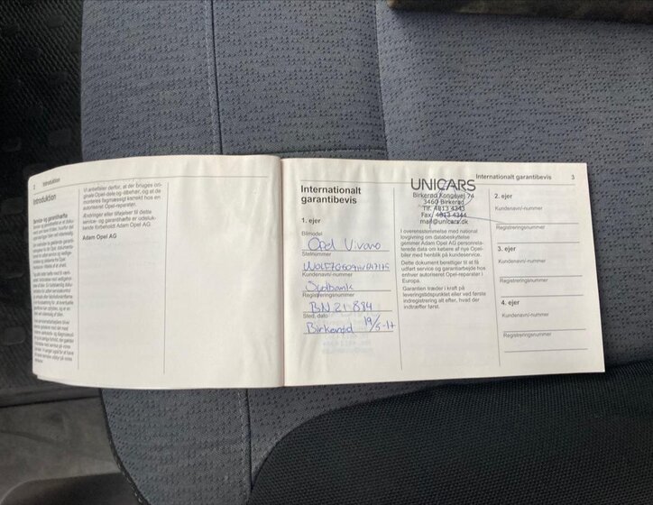 Opel Vivaro VAN / Minibus 1,6 l 89 kw