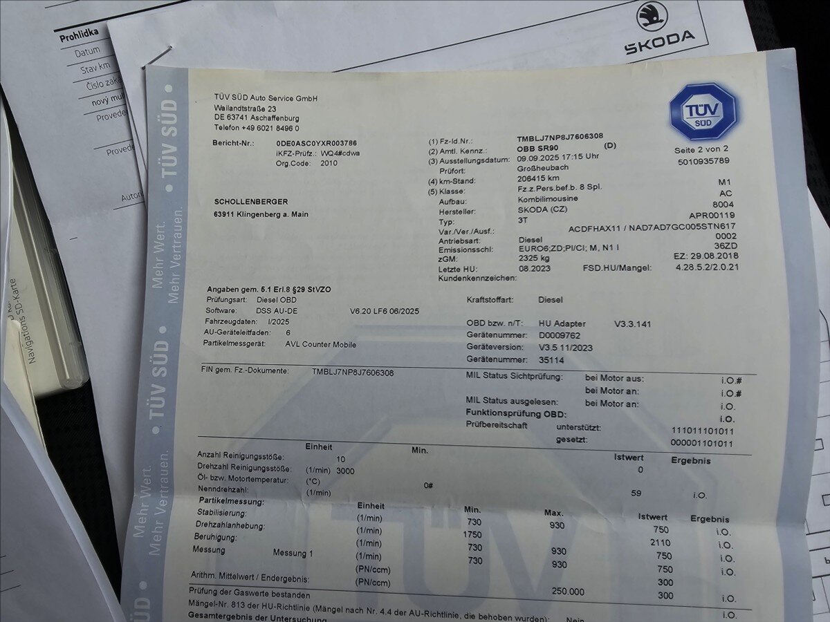 Škoda Superb Kombi 2,0 l 140 kw