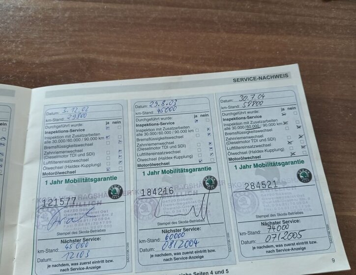 Škoda Fabia Kombi 1,4 l 55 kw