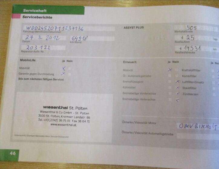 Mercedes-Benz Třídy B 39