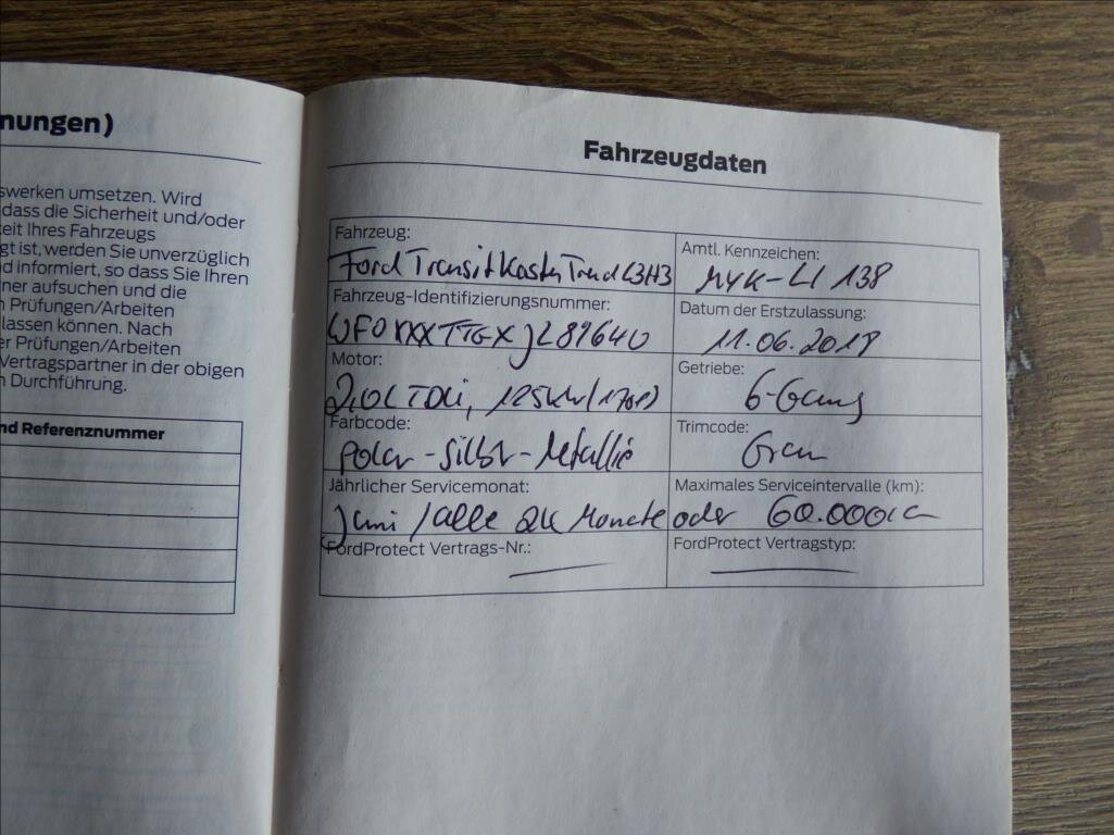 Ford Transit Ostatní 2,0 l 125 kw