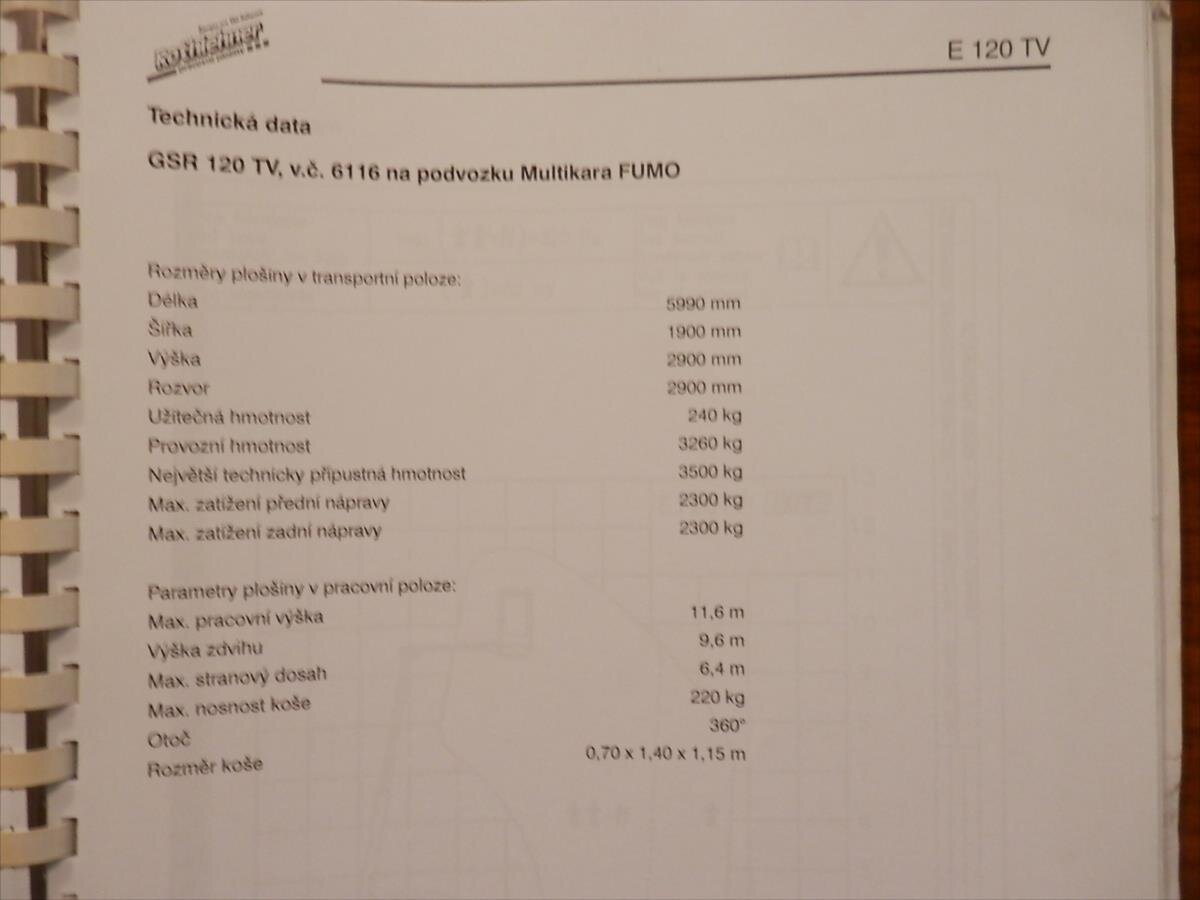 Multicar M 30 Valník 3,0 l 107 kw