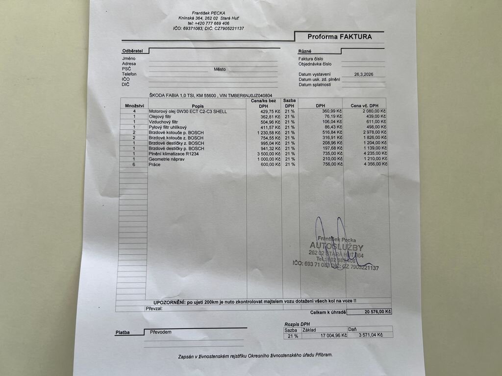 Škoda Fabia Hatchback 999,0 81 kw