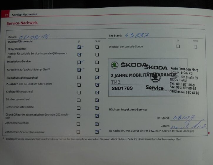 Škoda Octavia Kombi 1,8 l 112 kw