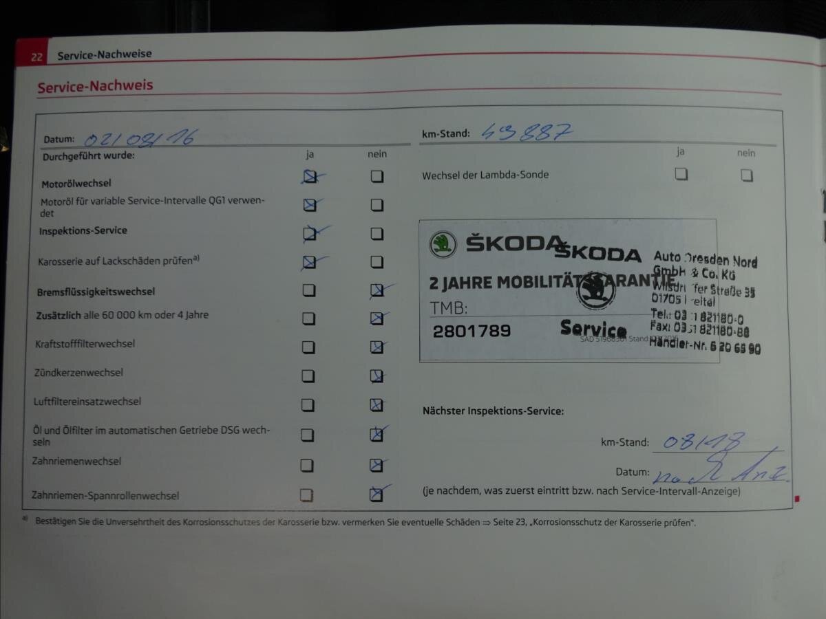 Škoda Octavia Kombi 1,8 l 112 kw