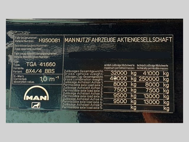 MAN Ostatní Ostatní 0,0 485 kw