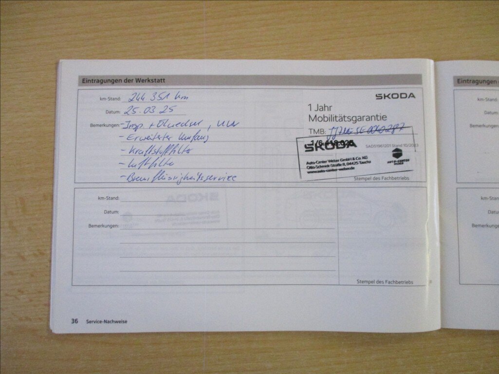 Škoda Octavia Kombi 2,0 l 110 kw