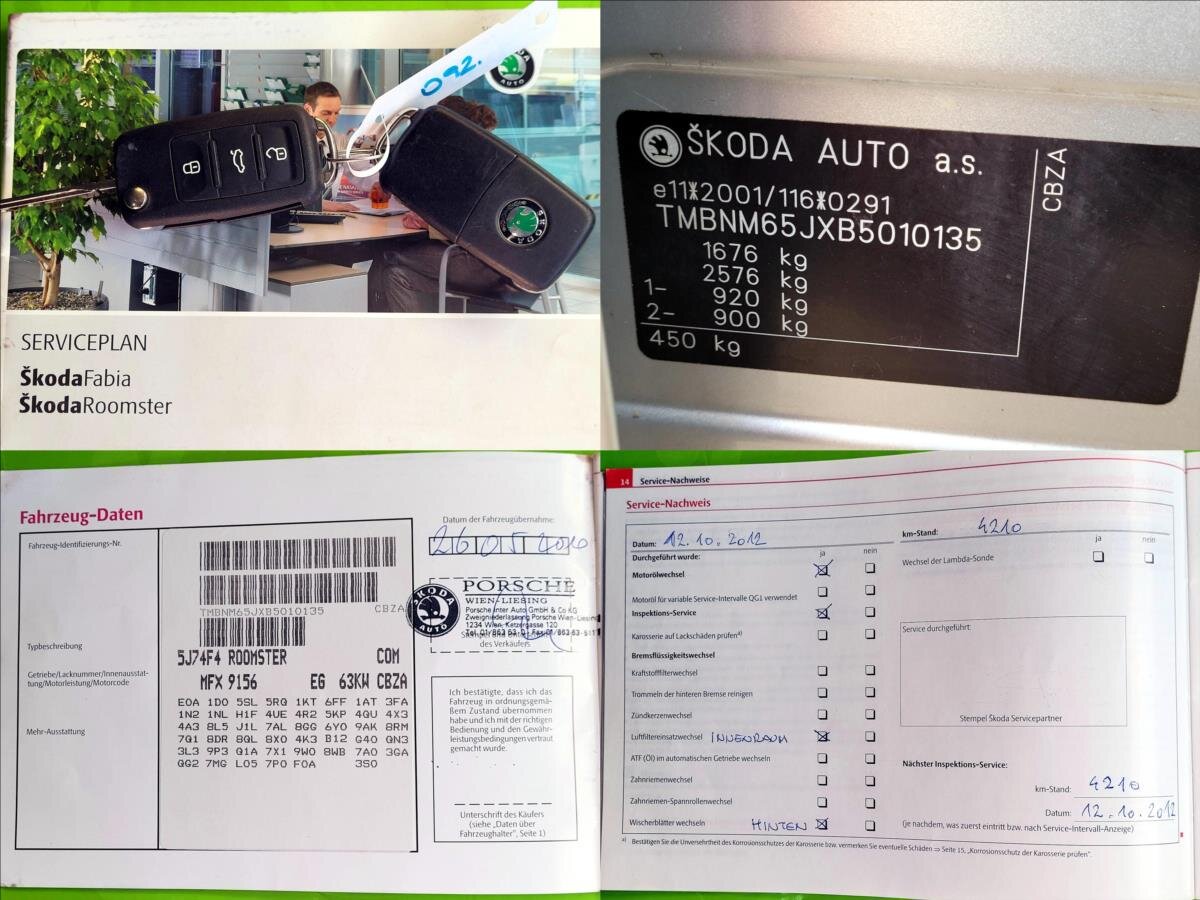 Škoda Roomster MPV 1,2 l 63 kw