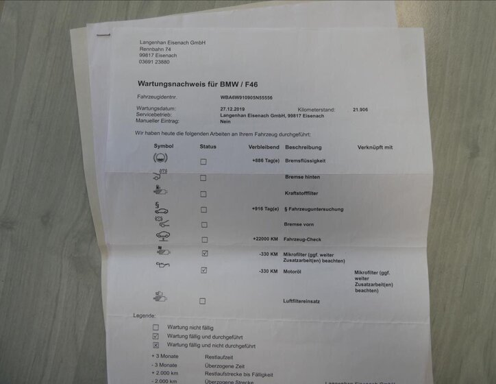 BMW Řada 2 Kombi 2,0 l 110 kw