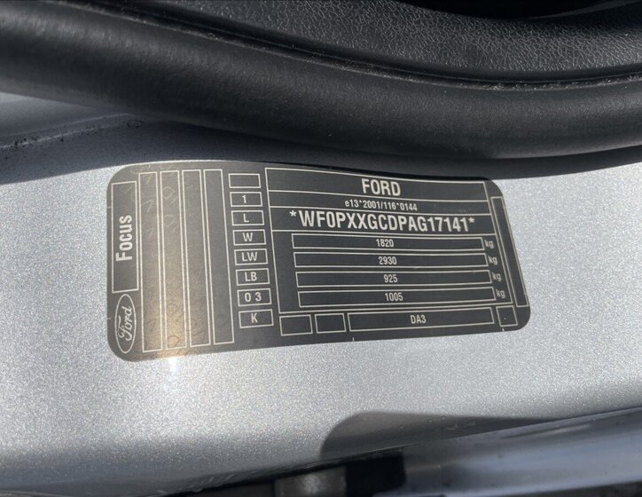 Ford Focus Hatchback 1,6 l 74 kw