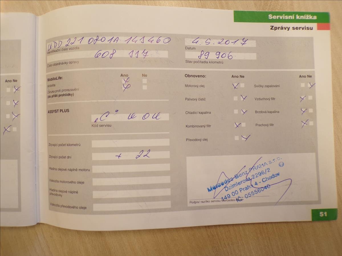 Mercedes-Benz Třídy S Sedan / Limuzína 3,0 l 173 kw