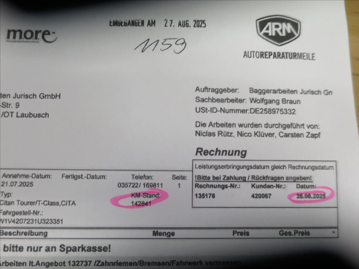 Mercedes-Benz Citan Kombi 1,5 l 70 kw