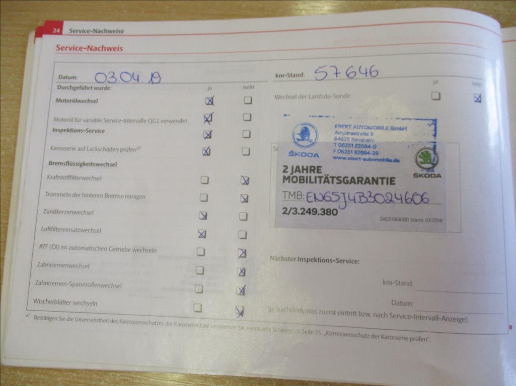 Škoda Fabia Hatchback 1,2 l 77 kw