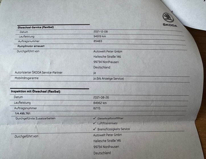 Škoda Octavia Kombi 1,6 l 85 kw