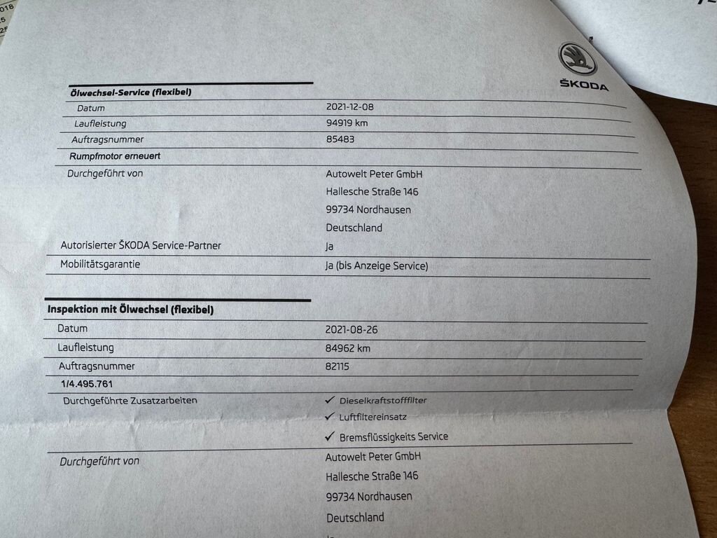 Škoda Octavia Kombi 1,6 l 85 kw