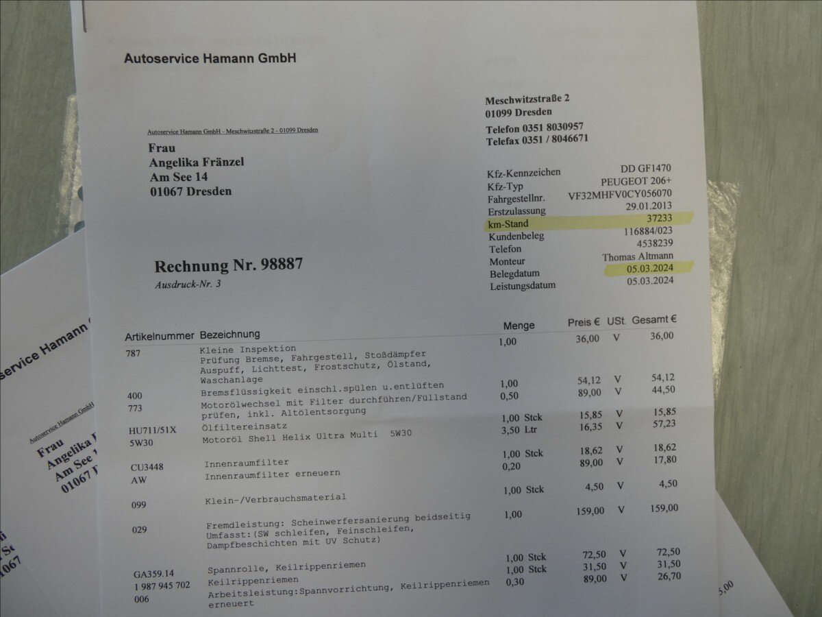 Peugeot 206 Hatchback 1,1 l 44 kw