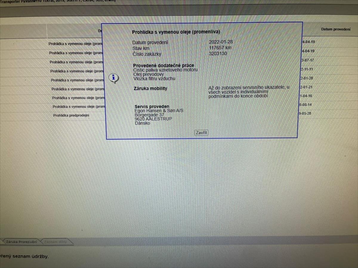 Volkswagen Transporter Kombi 2,0 l 110 kw
