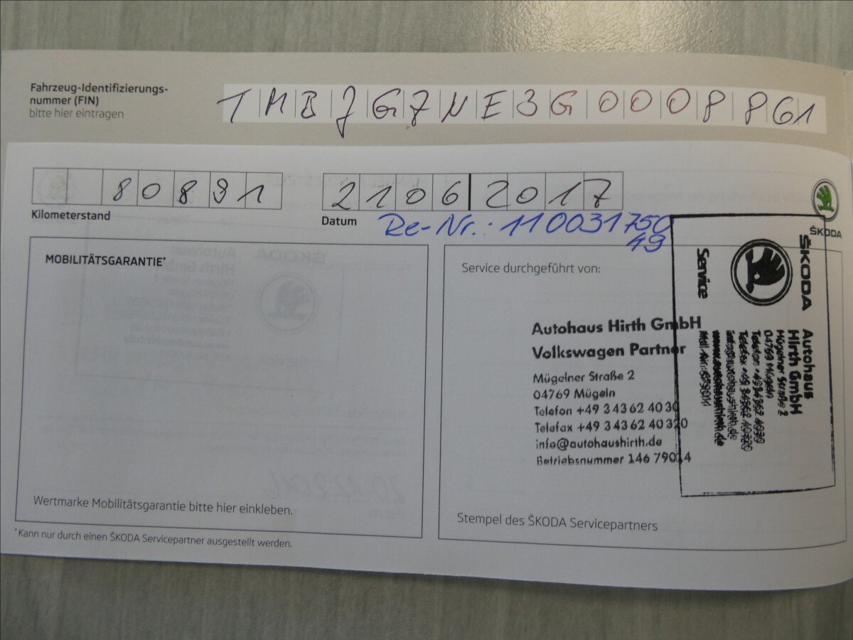 Škoda Octavia Kombi 1,6 l 81 kw