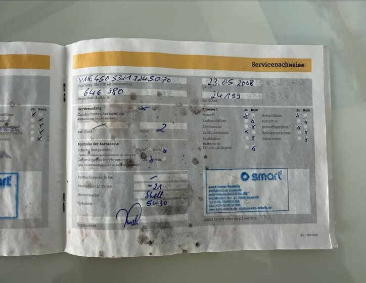 Smart Fortwo Kupé 698,0 45 kw