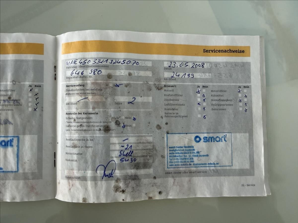 Smart Fortwo Kupé 698,0 45 kw