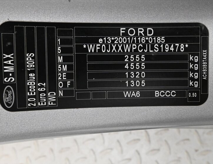 Ford S-MAX MPV 2,0 l 140 kw